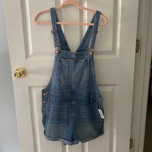 Jean overall's with shorts